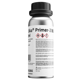 SIKA Primer 206 G+P Black, Moisture-Curing Liquid Primer 250ml Bottle