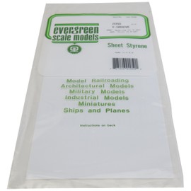 evergreen 2050 – Structured Plate, 0.5 x 150 x 300 mm, Pitch 1.30 mm, Pack of 1