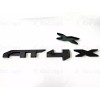 Auto Grill Door Rear Gloss Black AT4X SIERRA OVERLAY Emblem