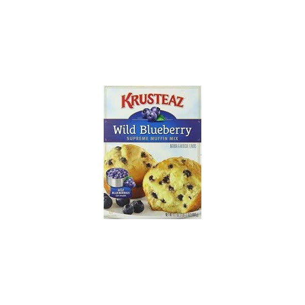 Krusteaz Wild Blueberry Muffin Mix, 17.1-Ounce Box (Pack of 2)