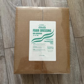 MPM Medical 6″ x 6″ Non‑Bordered Foam Dressing – Sealed Box of 10 – Wound Care
