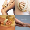 HONZUEN Body Brush Natural Bristles, Dry Brush, Ideal Bath Brush