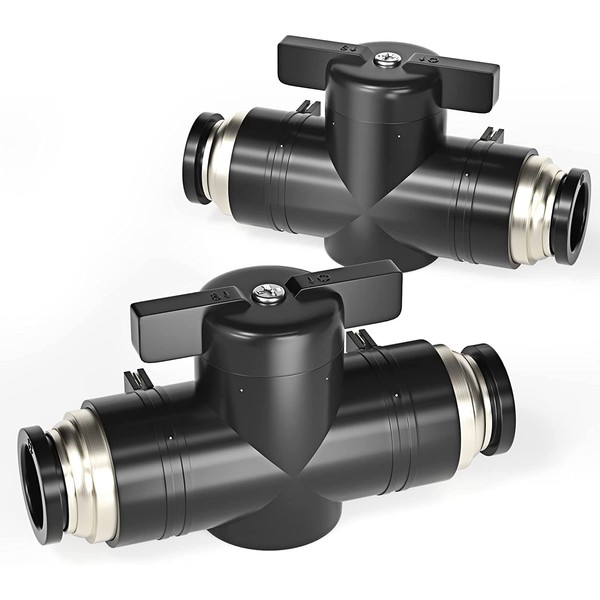 TAILONZ PNEUMATIC 10mm OD Ball Valve Air Flow Control Valve