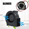 12V 24V Brushless DC Blower Fan Ultra Quiet Cooling Fan