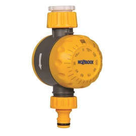HOZELOCK - Manual Countdown Timer for Watering: Mechanical Switch, Compatible with Ø 21mm (1/2"), Ø 26.5mm (3/4") or Ø 33.3mm (1") Water Taps, Watering Duration 5 to 120 Min, Easy Connection [2210]