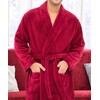 Alexander Del Rossa Mens Robe Plush, Mens Bath Robes for