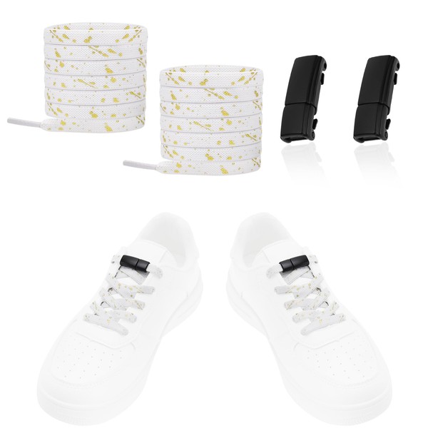 LT Easiyl No Tie Elastic Shoelaces Magnetic Buckle & Shoelaces