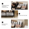UFORU Makeup Organizer for Vanity with Brush Holder, Countertop Skincare