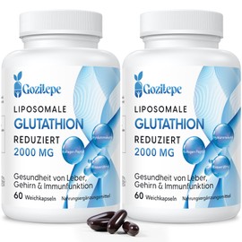 Liposomal Glutathione Reduces 2000 mg per Serving, Glutathione Supplement with Hyaluronic Acid + Collagen Peptide + Resveratrol for Powerful Antioxidants, 10x Better Absorption
