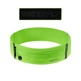WATERFLY Laufgürtel für Handy Lauftasche Jogging Sportgürtel Gürteltasche Hüfttasche Running Belt für Laufen Jogging Fitness Sport Herren Damen