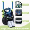 KAVIGOR Youth Baseball Bag, Softball Bag for Girls & Boys,
