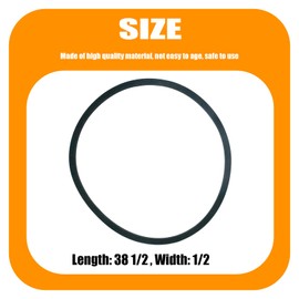 501818202 Snowblower Auger Belt 587209001 for Husqvarna ST230P Snowblowers, 2004-2015 (1/2" X 38 1/2")