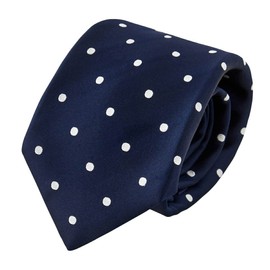 Ozie [nekutai・settepiege] NP – 011 – Navy Solid, Made in Japan