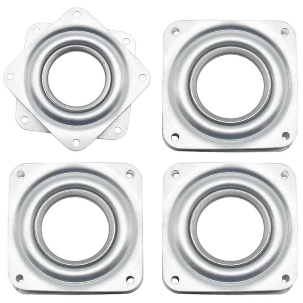 4pcs 3" Square Lazy Susan Turntable Heavy Duty Lazy Susan