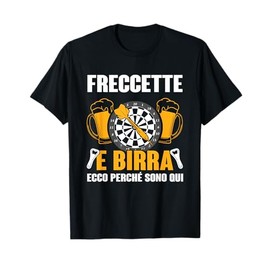 Dart Sport Divertente Regalo Di Freccette E Birra Maglietta