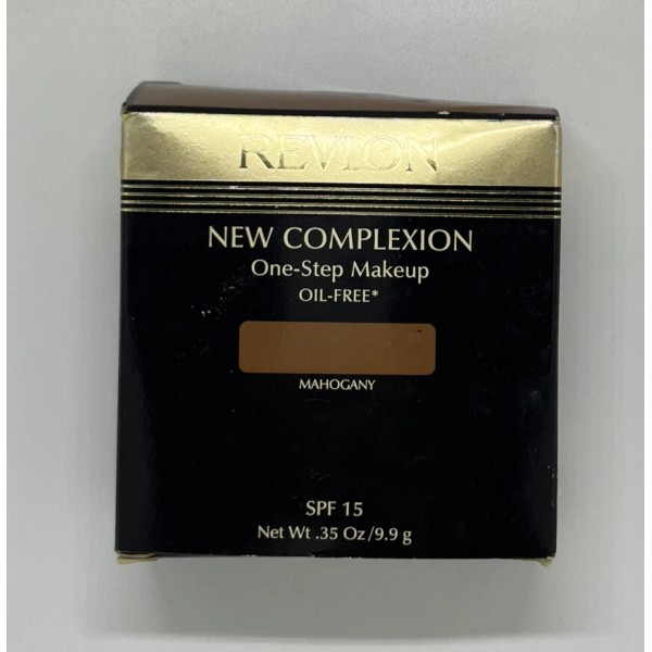 REVLON New Complexion One-Step Compact Makeup Mahogany - 0.35 oz.