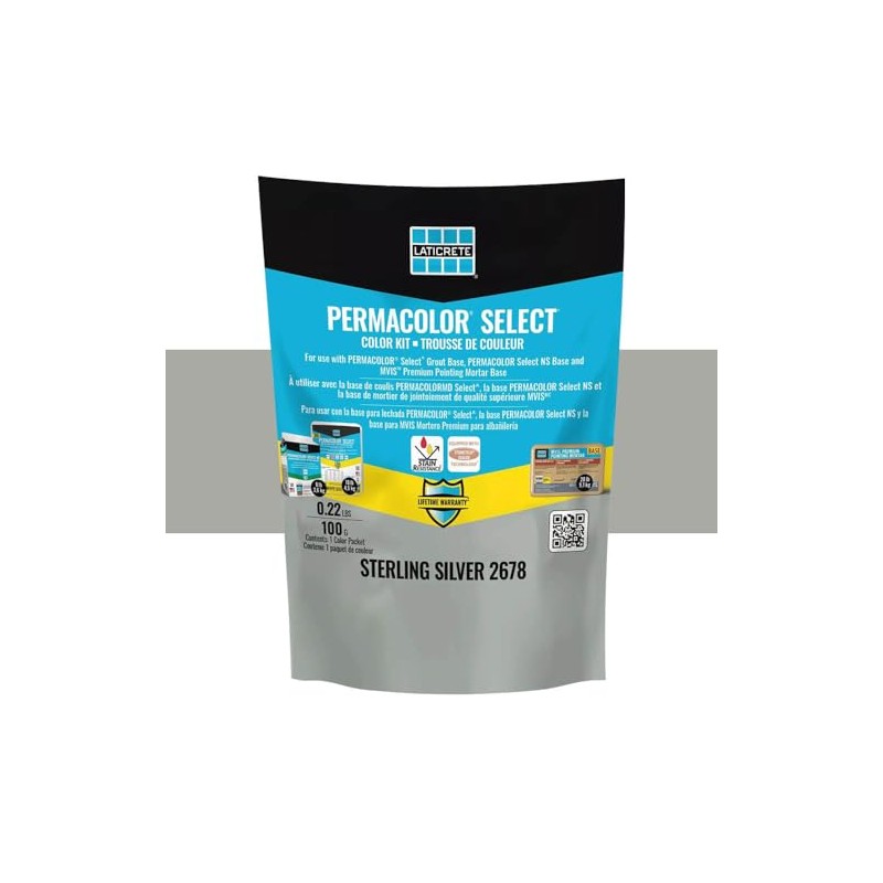 Permacolor Select Grout Color Kit - Sterling Silver