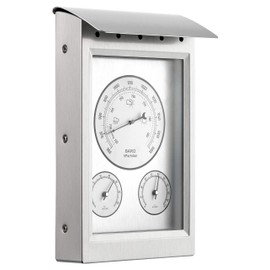 GardenMate Analogue Weather Station Home Barometer Thermometer Hygrometer for Indoor and Outdoor Use