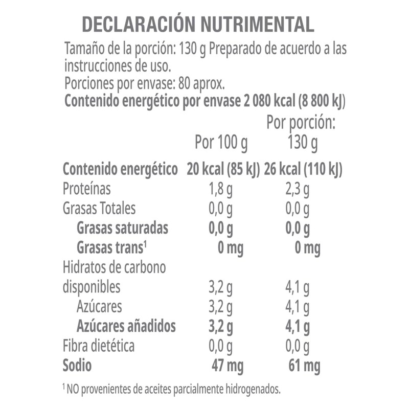 Carte D'Or Gelatina de Limón 600 Gr UFS