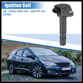 Hihaha Car Ignition Coil 30520-RNA-A01 099700-101 UF582 for Honda Civic Durable Material