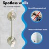 Heavy Duty Grab Bar with Large Suction Cups for Shower