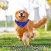 4PCS Dog Bandanas Adjustable Dog Bandanas - Washable Neckerchiefs for