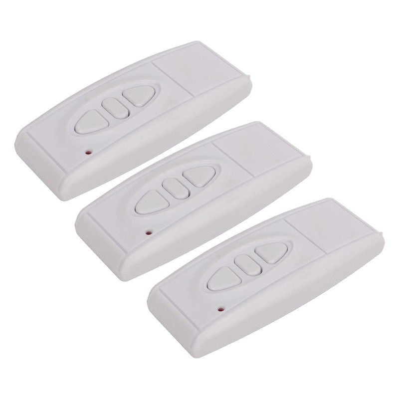 3PCS 433Mhz Garage Door Wireless Button Switch Garage Door Remote