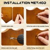 Sword Holder Wall Mount Wooden Sword Plaque Wood Display Sword
