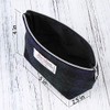 Harris Tweed Plaid Tartan Zipped Purse Cosmetic Toiletry Makeup Pouches