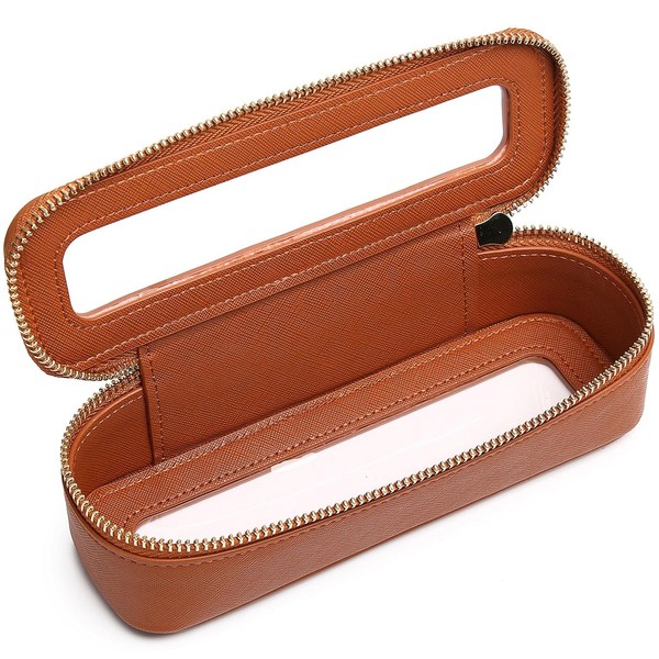 Pinkmik Makeup Brush Bag Slim Clear Makeup Bag Transparent Travel