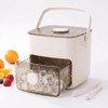 Mavis Laven Cubitera para Hielo, 2 Bandeja con Caja Almacenamiento