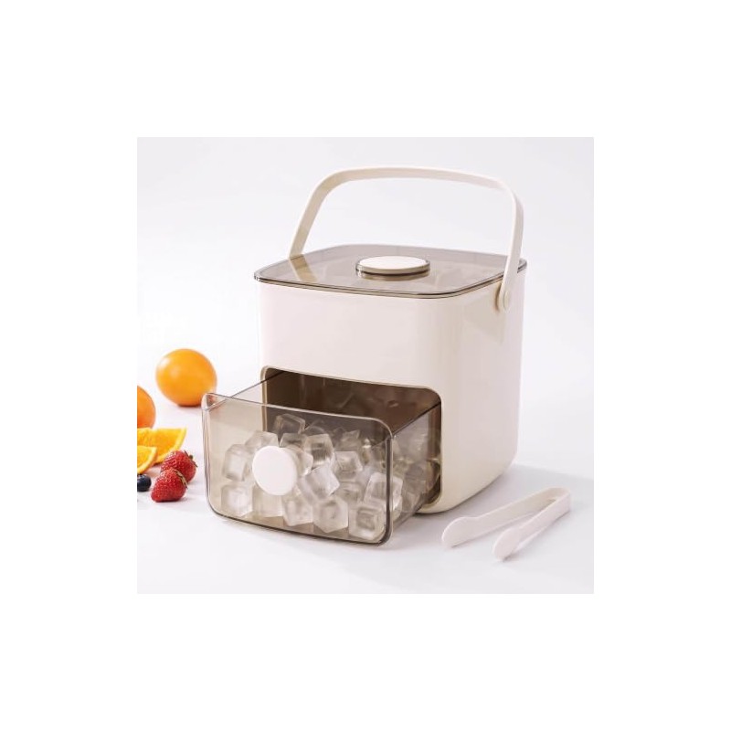 Mavis Laven Cubitera para Hielo, 2 Bandeja con Caja Almacenamiento