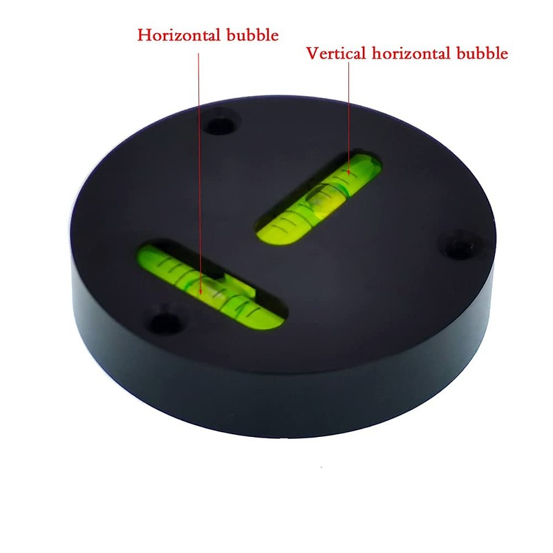 UMEI Universal Glass Level - Metal Round Horizontal Bubble T-Type