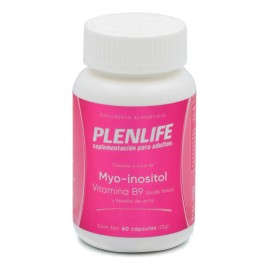 Suplemento Myo-inositol Vitamina B9 C/60 Capsulas Plenlife Sabor Sin sabor