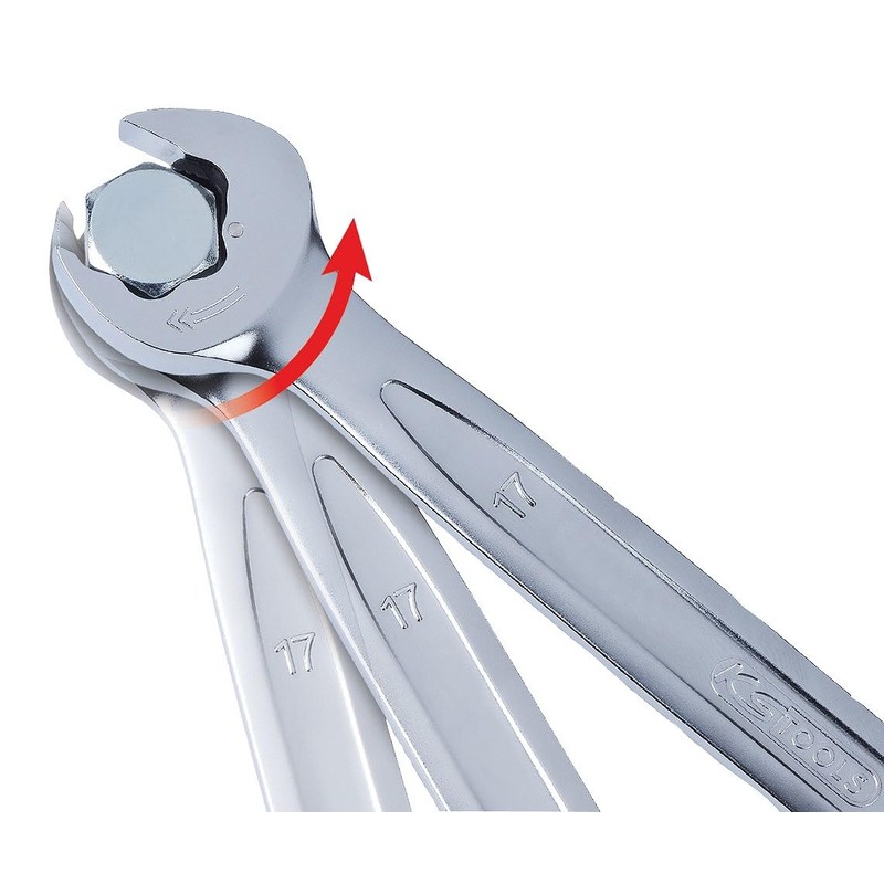 KS Tools 503.5911 DUO GEARplus combination spanner with ratchet mechanism