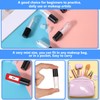 JJUNW 10pcs Empty Lip Gloss Tubes, 1.2ml Mini Refillable Cosmetic