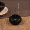 YJRUNFU Incense Stand, Stylish Wooden Incense Holder, Interior Decoration, Ash