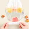 Elastic Covers, Pack of 200 Plastic Reusable Cling Film, Sealing