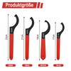 GWAEPU Detacheur Hook Wrench Set of 4 Adjustable Thread Wrench