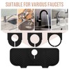 2 Pcs Silicone Faucet Splash Guard 10.6 ” x 4.3”