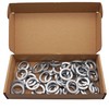 SKIR'CO Pack of 50 Galvanised DIN127 Spring Washers M20, Metal