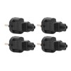 4PCS 2 Slot Plug to IEC320 C5 Power Adapter Professional