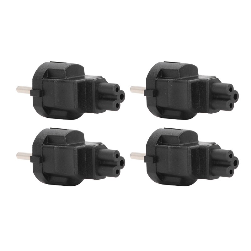 4PCS 2 Slot Plug to IEC320 C5 Power Adapter Professional