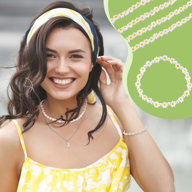 AHANDMAKER Etwa 128~134 Stück Millefiori Lampwork Glasperlen Orange 5.5~8mm Pflaumenblütenperlen