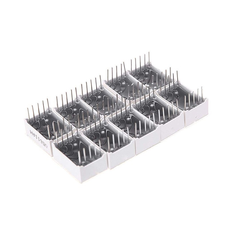 Celan 10pcs 0.55" 7 Segments 1 Digital LED Display Red