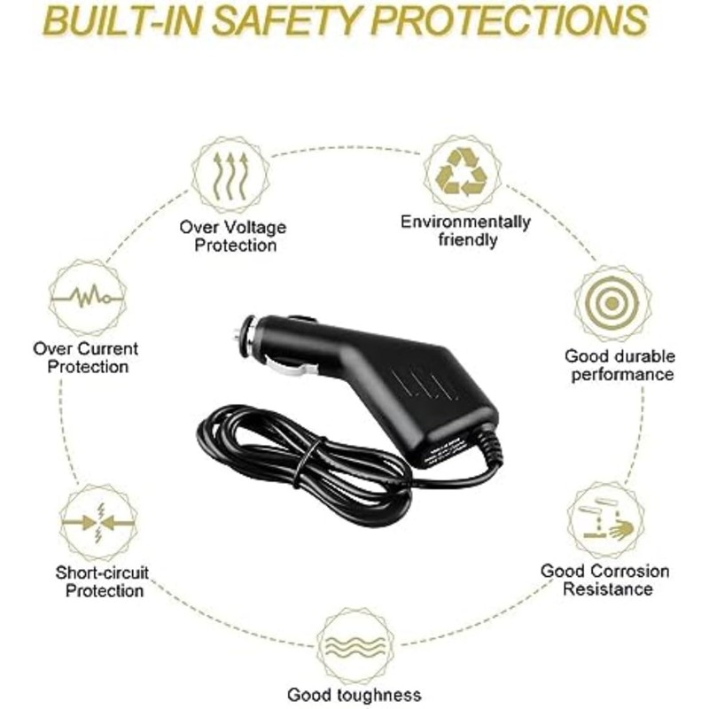 Marg 2A Car DC Power Adapter Charger for Sirius XM
