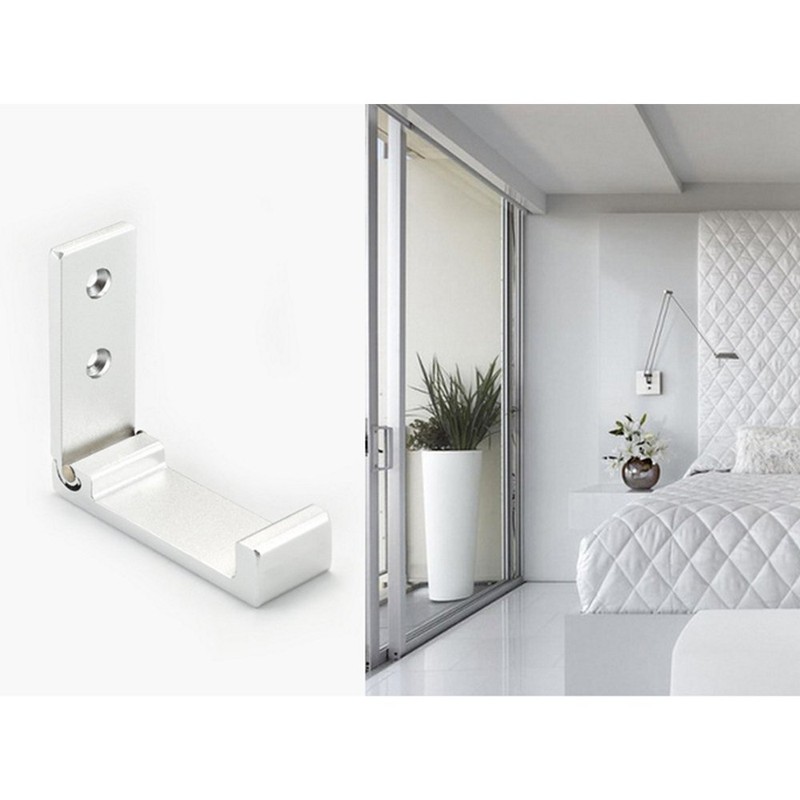 Cozyhouse Aluminum Alloy Clothes Hook Coat Rack Single Hook Foldable