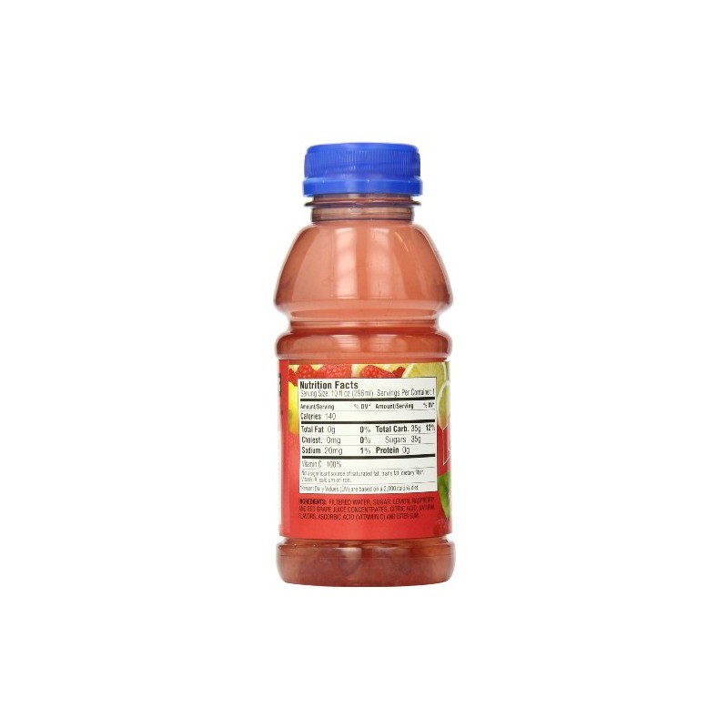 Langers Juice, Raspberry Lemonade, 10 Fl Oz (Pack of 12)
