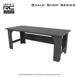 Make It RC 1/25 Scale Workbench - White