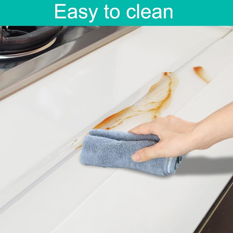 Stove Counter Gap Cover, Kitchen Silicone Oven Gap Filler –